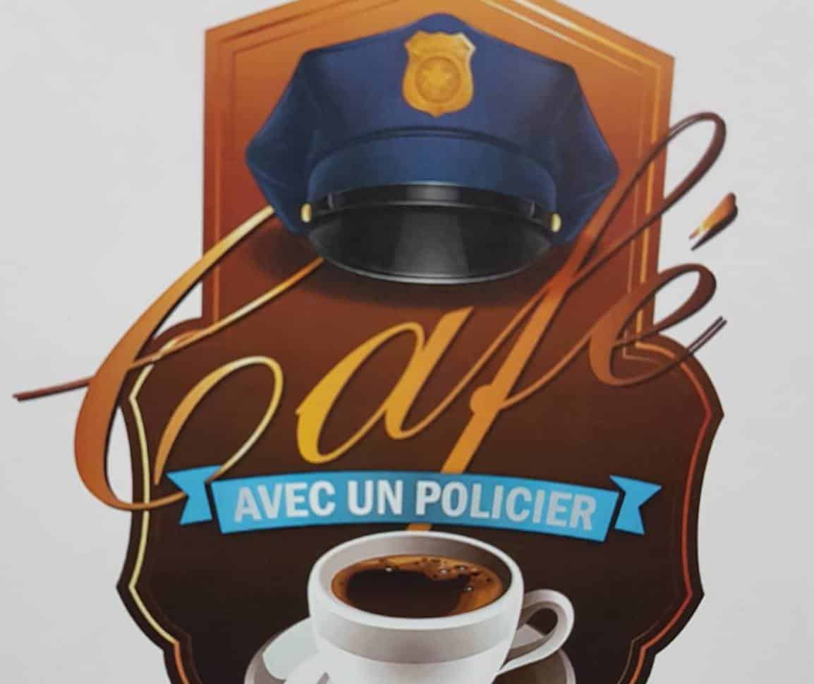 es policiers du Roussillon rencontre des citoyens pour prendre un café