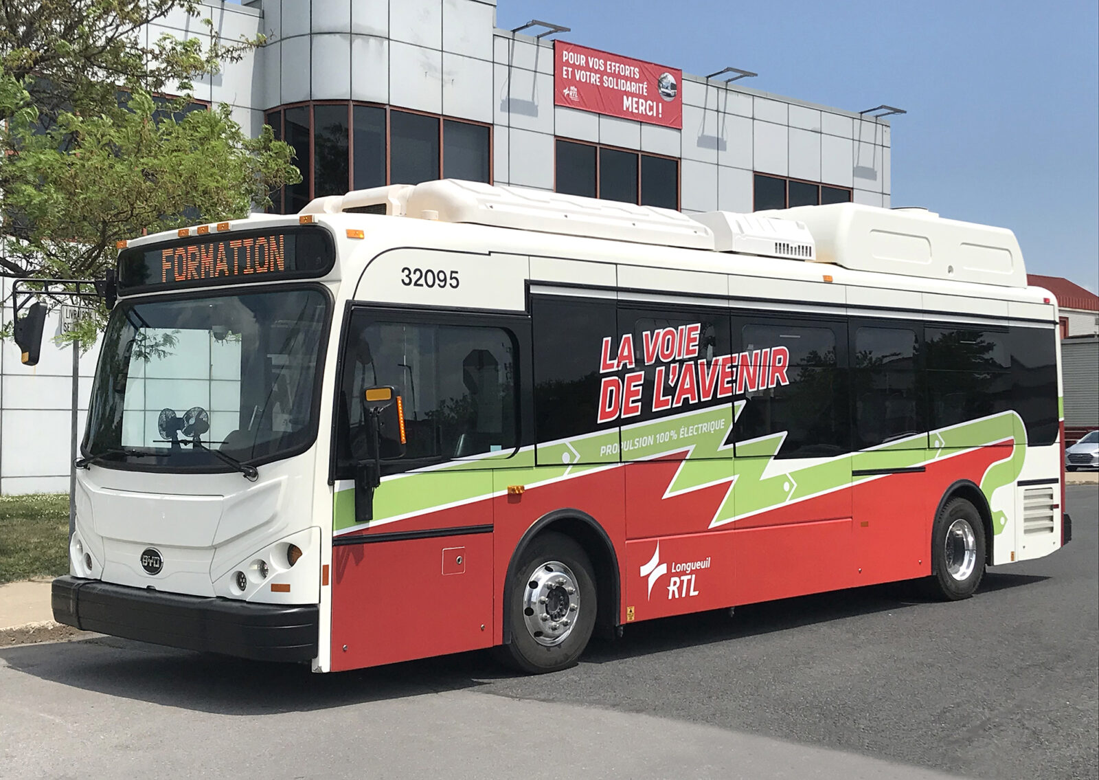 Le RTL lance ses premiers autobus électriques