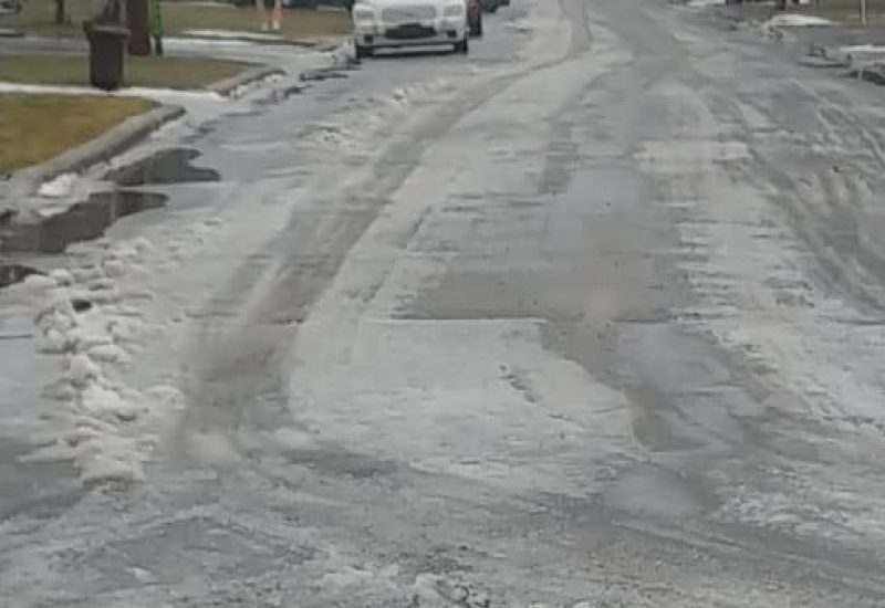 Avertissement de pluie verglaçante sur tout le réseau routier