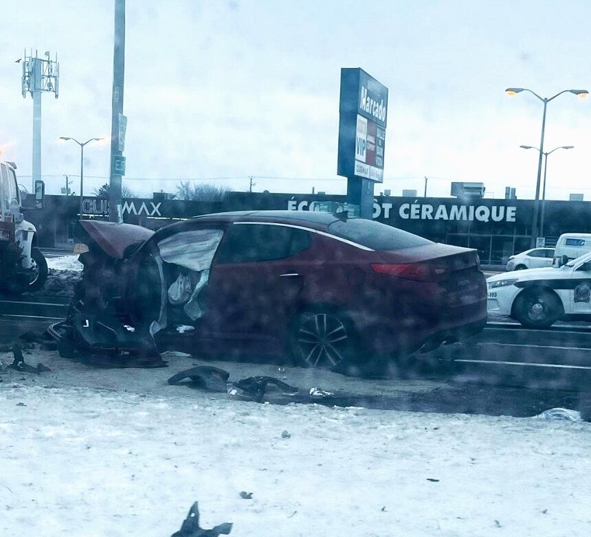 Voiture accidentée