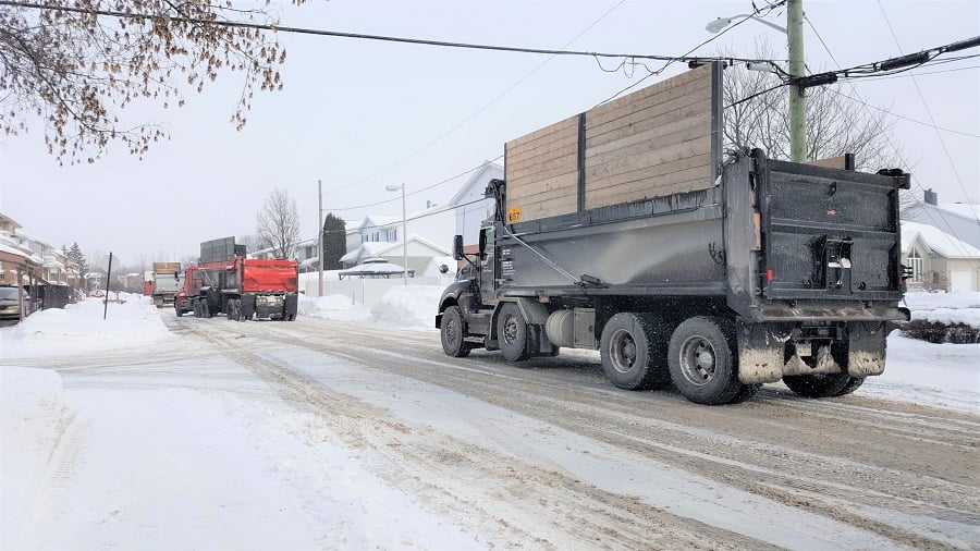 Camion déneigement