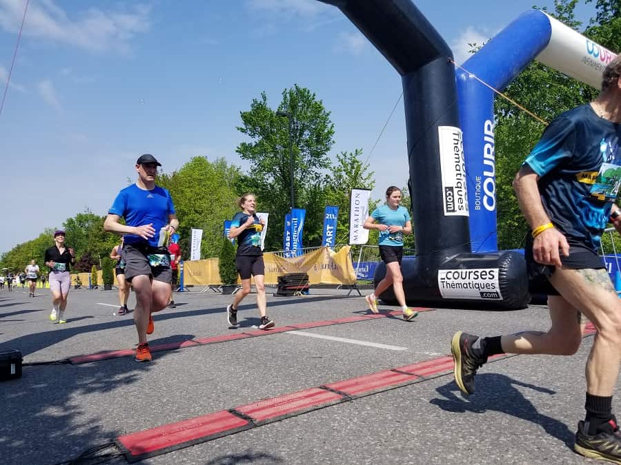 Coureurs lors d'un marathon