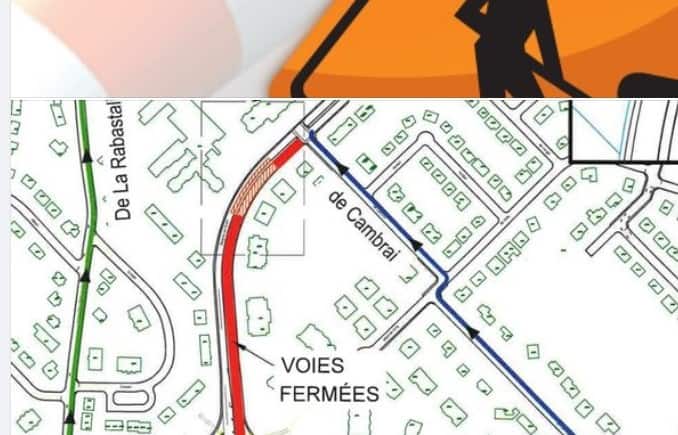 Travaux sur le boulevard Seigneurial Ouest