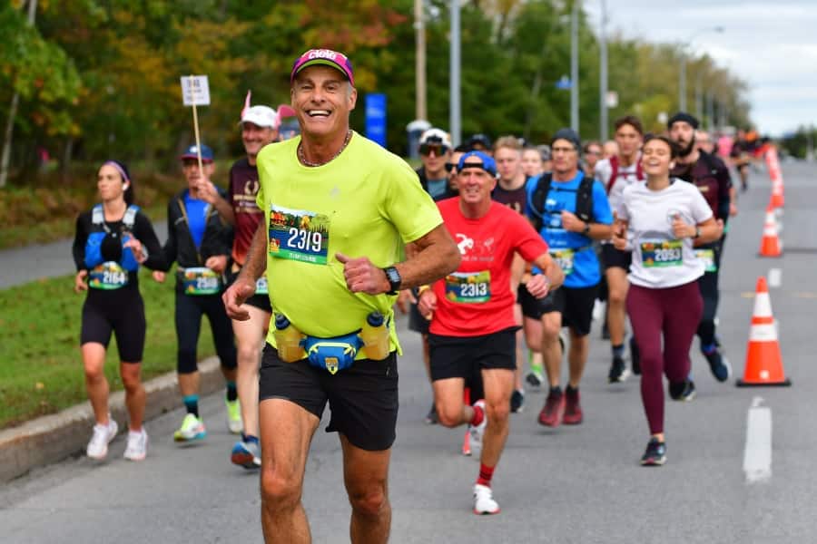 Coureurs lors d'un demi-marathon