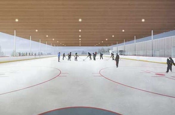 Saint-Bruno dévoile les plans du projet de patinoire couverte