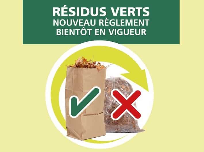 Longueuil oblige les sacs de papiers pour les résidus verts