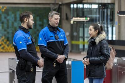 Des ambassadeurs de sûreté sillonnent le métro