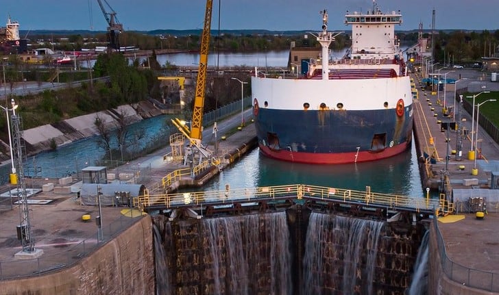 La Voie maritime du Saint-Laurent a vu passer 36 M de tonnes