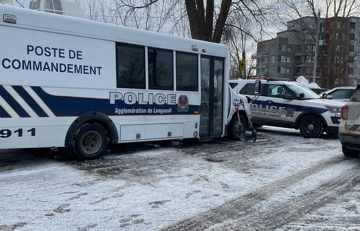 Un poste de commandement déployé à la gare de Saint-Lambert