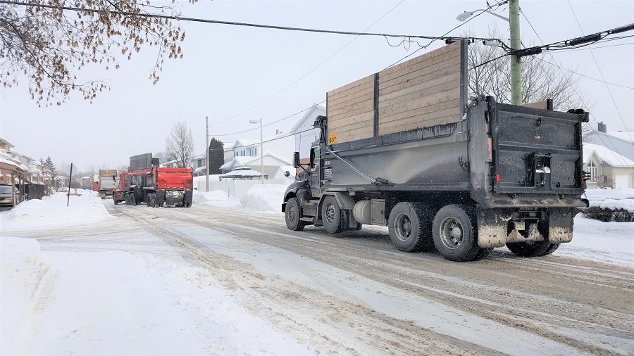 Camion de déneigement