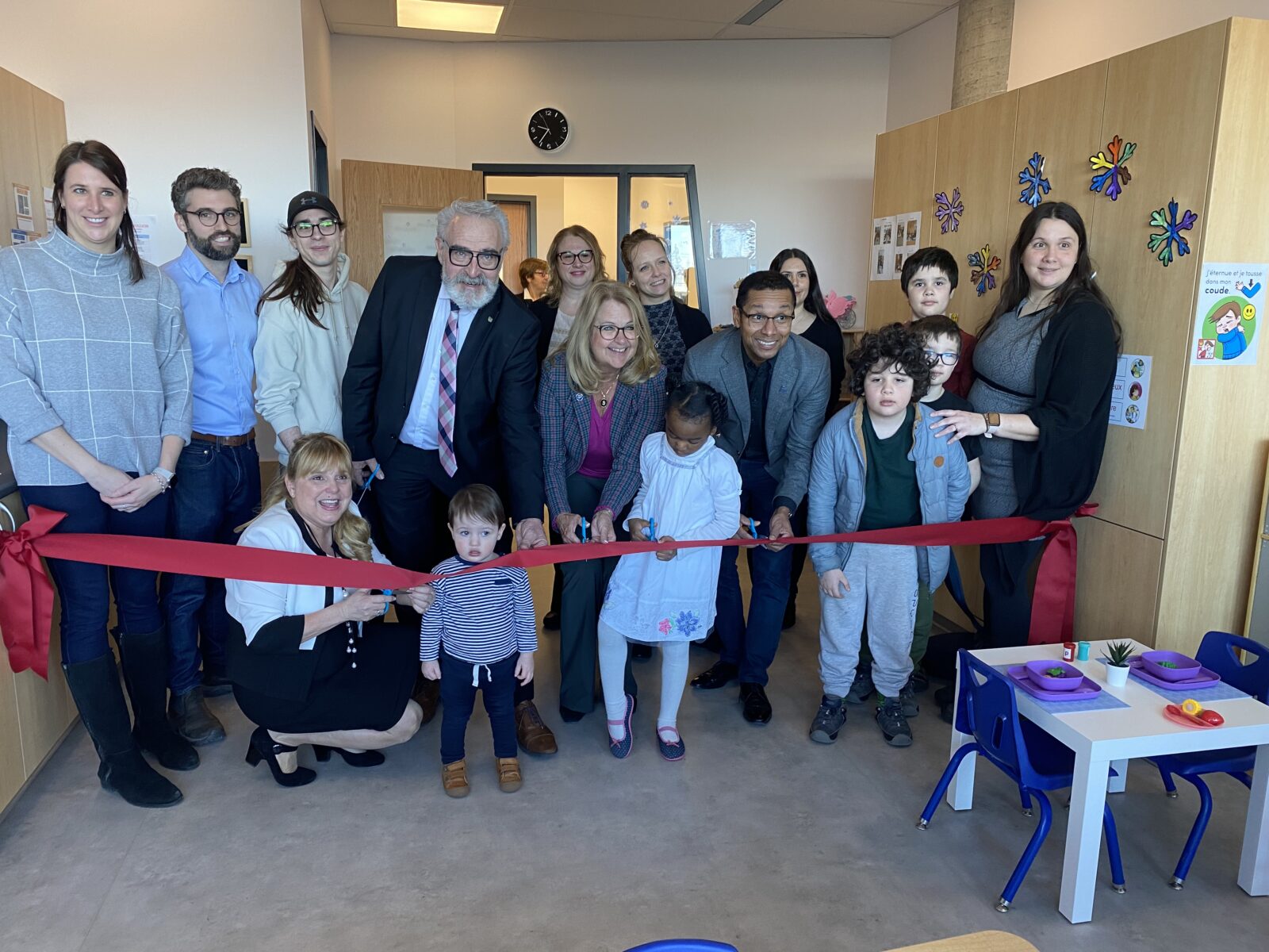 Inauguration du Centre de la petite enfance Les Amisculteurs