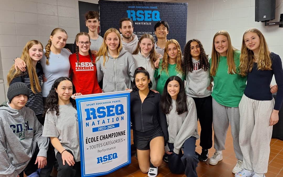 Le Collège Durocher au premier rang du RSEQ Montérégie en natation