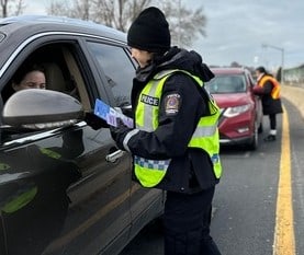 Sécurité routière : La SQ émet près de 60 constats d’infraction