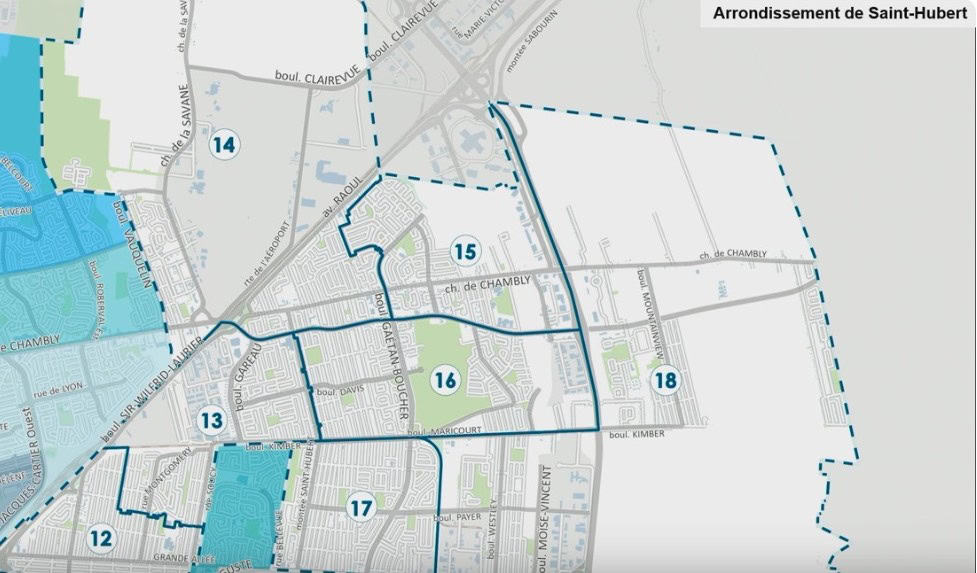 Longueuil va ajouter officiellement trois nouveaux districts électoraux