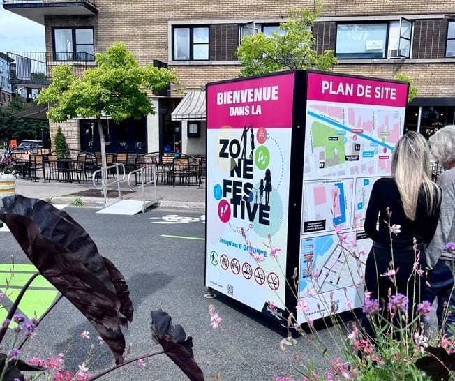 La rue piétonne Saint-Charles Ouest est de retour cet été