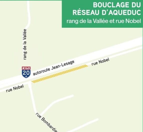 Début des travaux sur la rue Nobel à Sainte-Julie