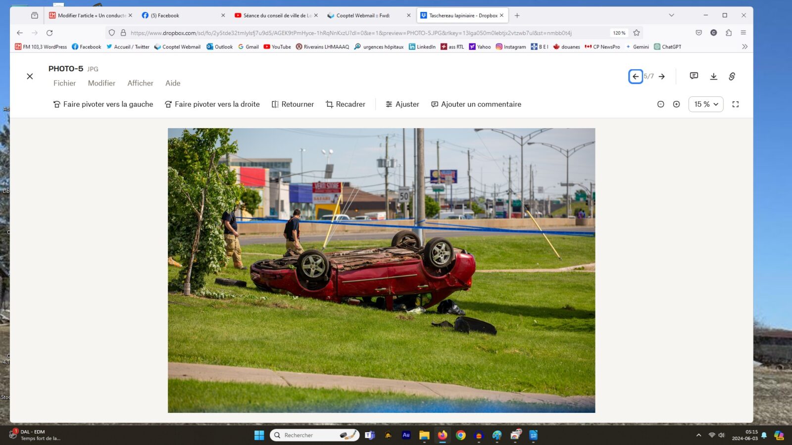 Un conducteur gravement blessé à Brossard