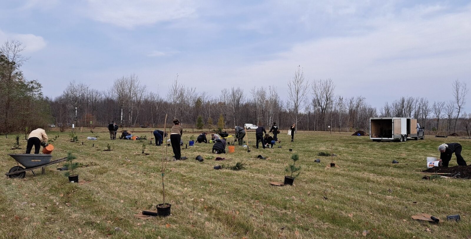 La MRC de Marguerite-D’Youville crée une forêt nourricière à Saint-Amable