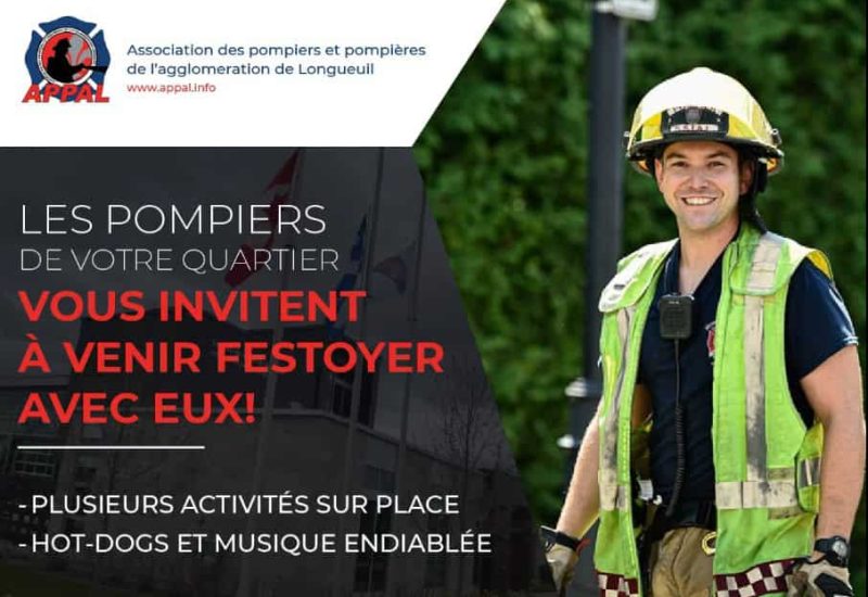 Photo: Association des pompiers et pompières de l'agglomération Longueuil