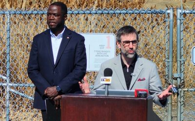 Bienvenu-Olivier Ntumba et Steven Guilbeault
