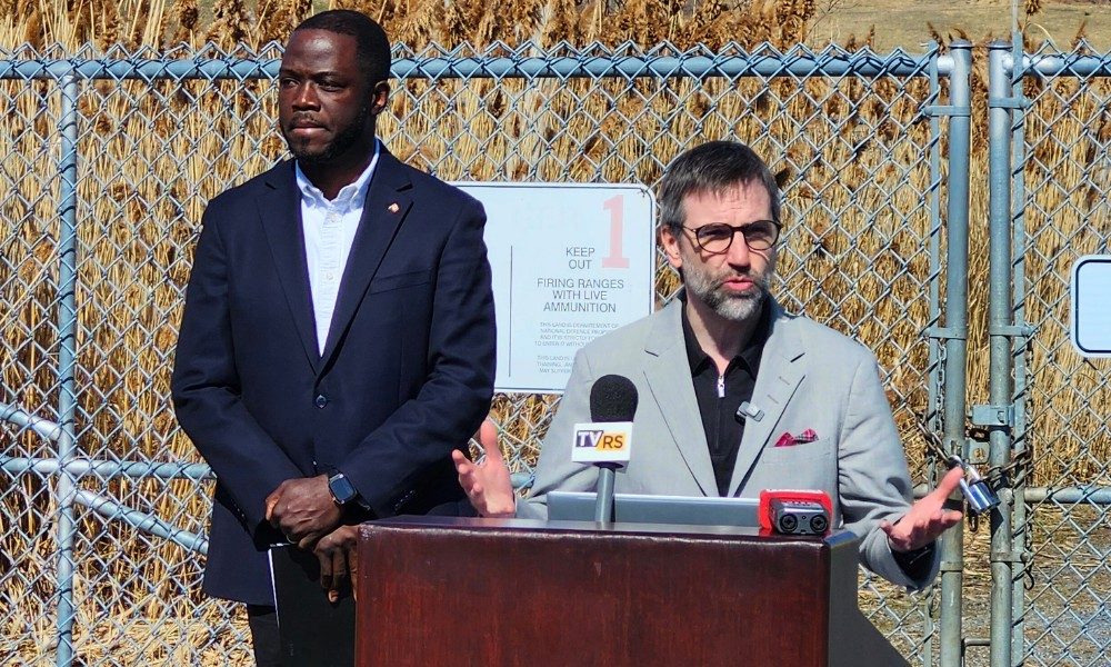 Bienvenu-Olivier Ntumba et Steven Guilbeault