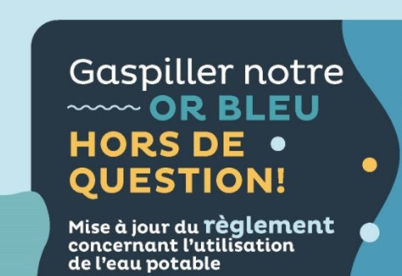 Candiac modifie son règlement encadrant l’utilisation de l’eau potable