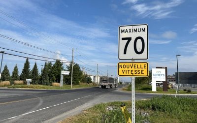 Réduction de vitesse sur la route Marie-Victorin à Varennes