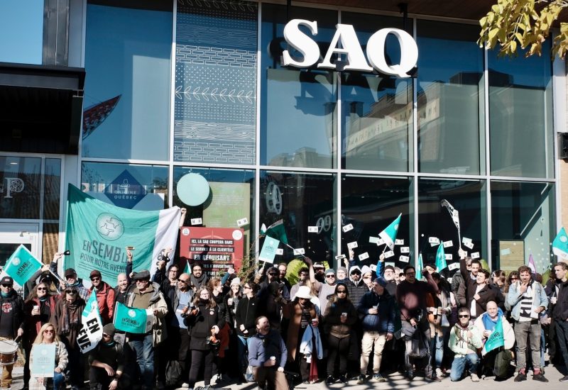 Une grève surprise pour les employés des SAQ le 18 octobre