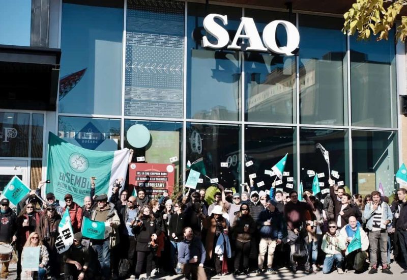 Une grève surprise pour les employés des SAQ le 18 octobre