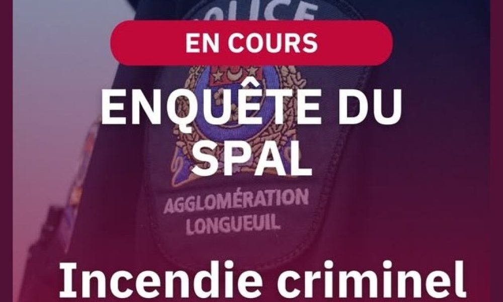 La police enquête sur un incendie à Boucherville