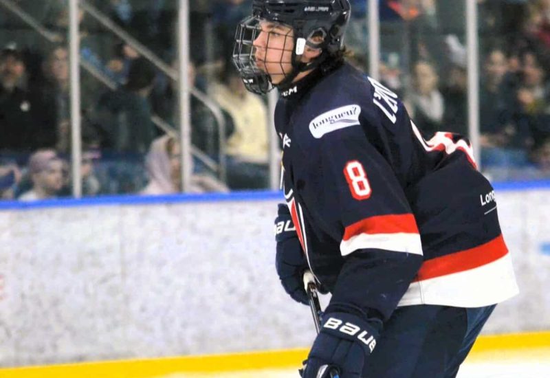 Le défenseur Gabriel L'Étoile a compté deux buts pour le CF Longueuil vendredi. Photo: Justin Gervais/Archives