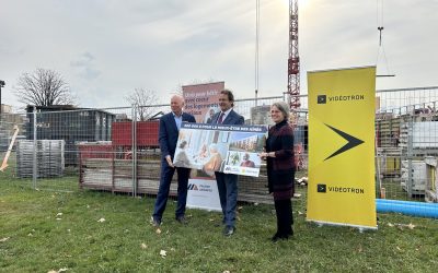 Vidéotron apporte 500 000$ pour le projet de logements sociaux de Mission Unitaînés