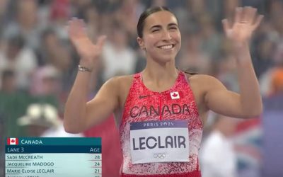 La médaille échappe à Leclair au 4 X 100 m à Paris