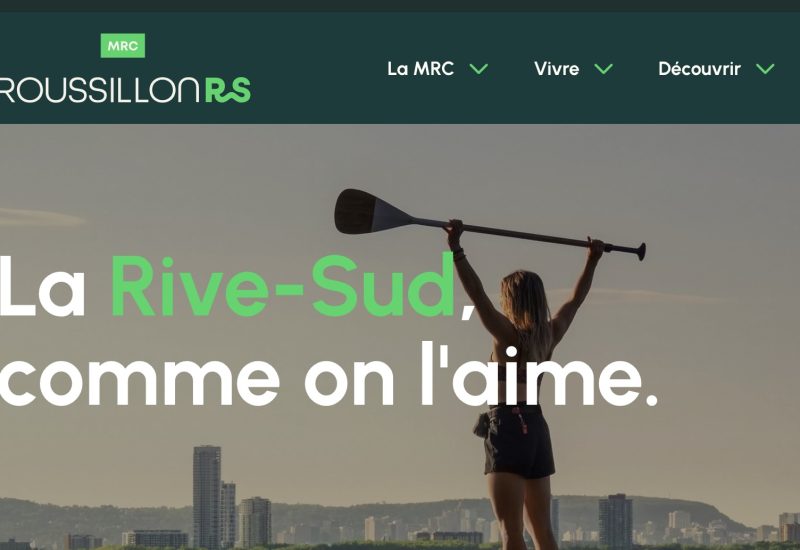 La MRC de Roussillon dévoile un site web revu et modernisé