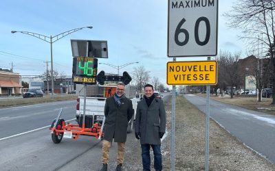 Vitesse réduite sur Sir-Wilfrid-Laurier à Mont-Saint-Hilaire