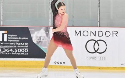 Une étudiante de l’école secondaire De Mortagne, championne du monde en patinage synchronisé   