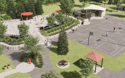 Nouveau chalet pour le parc Élizabeth-Lochtie à Saint-Bruno
