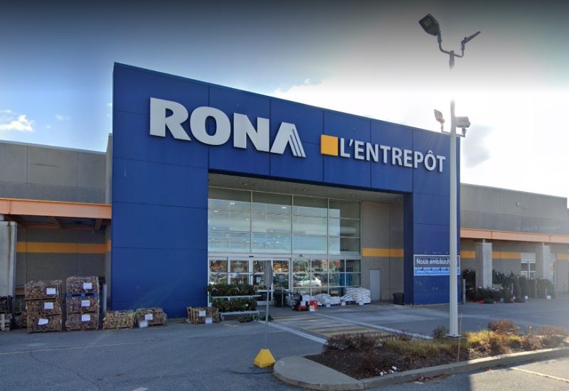 La succursale RONA du DIX30 sera l'une des deux à être transformées en RONA+ sur la Rive-Sud. Photo: Google