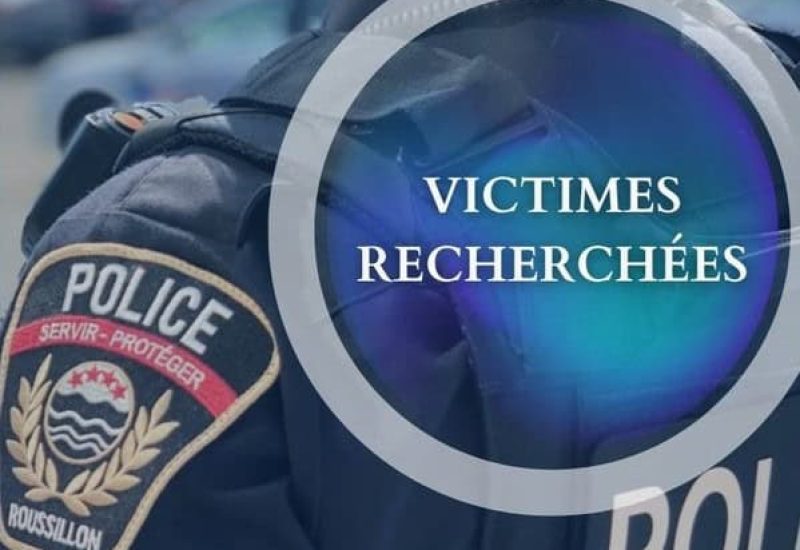 La Régie de police Roussillon est à la recherche de victimes