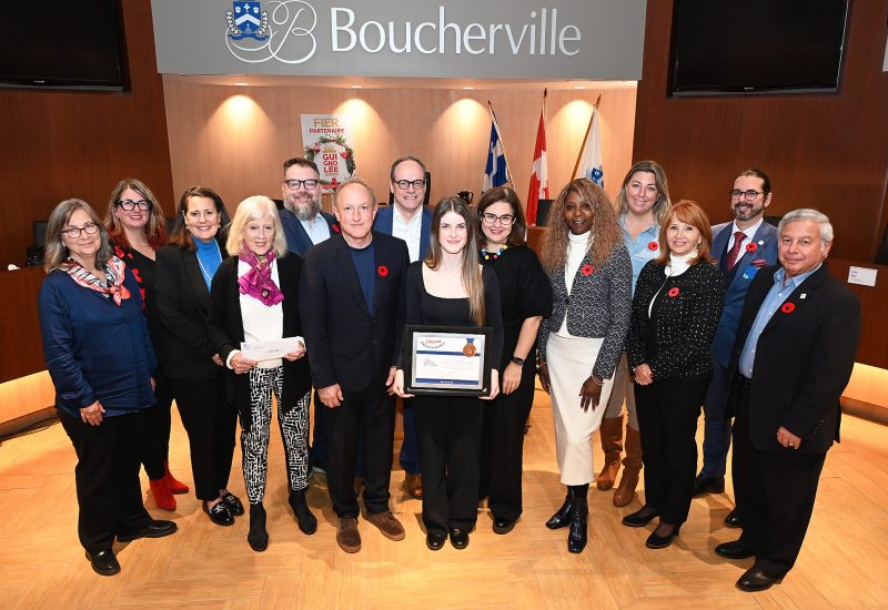 Une étudiante de Boucherville reçoit le prix Mérite étudiant 2024 de l’Ordre du mérite