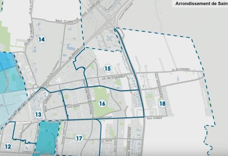 Longueuil va ajouter officiellement trois nouveaux districts électoraux