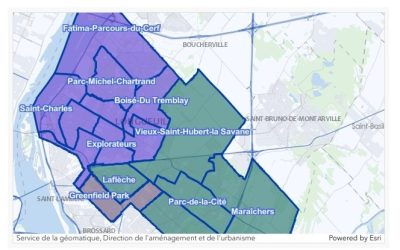 Longueuil a dévoilé les noms des nouveaux districts électoraux