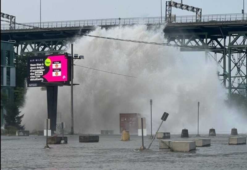 Montréal est aux prises avec une grosse fuite d’eau