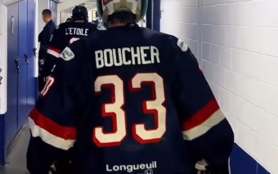 Le gardien de but Philippe Boucher a arrêté les 33 tirs dirigés vers lui et a obtenu une victoire par blanchissage.
Photo: Collège Français de Longueuil