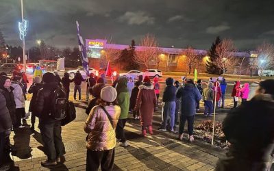 Manifestation à Brossard contre un règlement d'emprunt de plusieurs millions