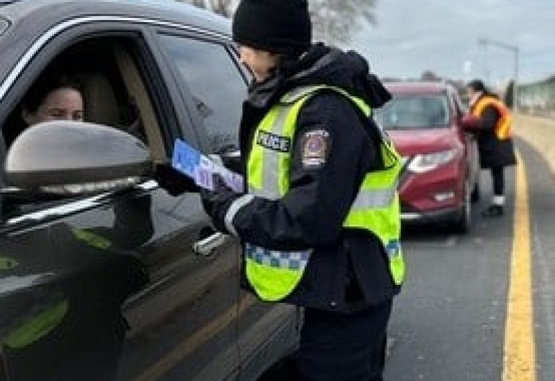 Sécurité routière : La SQ émet près de 60 constats d’infraction