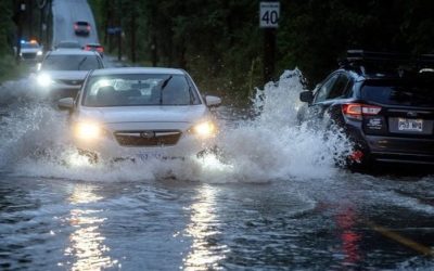 La Rive-Sud a été touchée par la grêle et la pluie forte mercredi