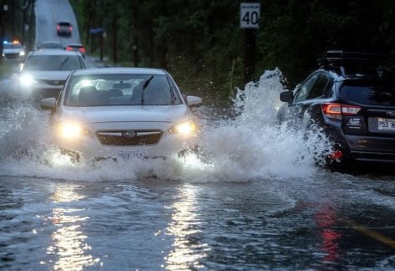 La Rive-Sud a été touchée par la grêle et la pluie forte mercredi