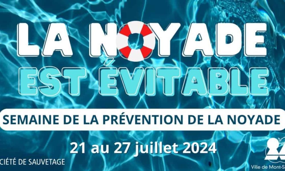 Mont-Saint-Hilaire souligne la semaine de prévention de la noyade
