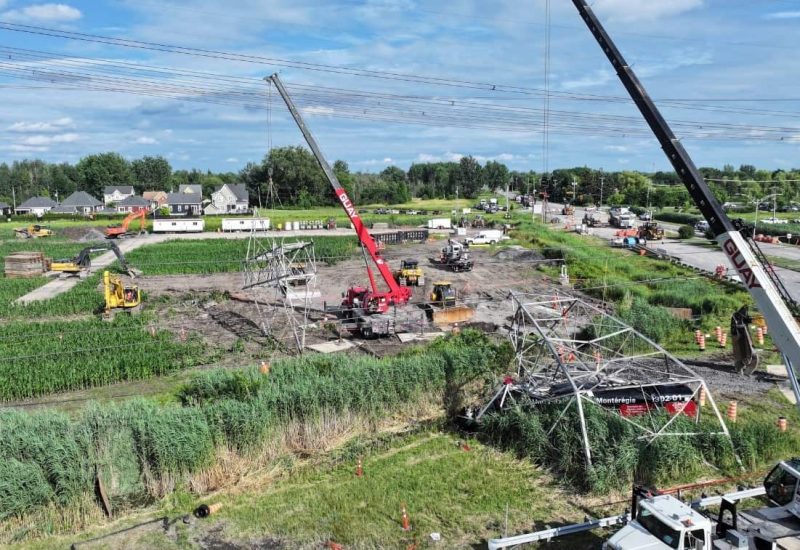 Rétablissement de la circulation sur le chemin de Chambly